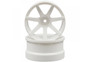 REVED JD7 OFFSET 6 RIM 2 PCS MATTE WHITE FOR 1/10 RC DRIFT [RW-JD7MW6]