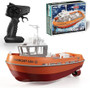 Tugboat 686 RTR 2.4GHz RC Boat, Orange