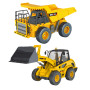 Huina 1515 2.4G 1/24 2in1 Rc Dump Truck Bulldozer Forklift 9CH Engineering Vehicle Diecast