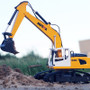 Huina 1516 1/24 Remote Control Excavator  6-way Excavation Simulation Engineering Vehicle