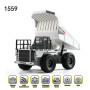 Huina 1559 1/24 Alloy 9Ch Remote-Controlled Crawler Excavator Dump Truck