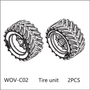 WOV-C02 Wov Racing Premounted Tire and Wheel Assembly