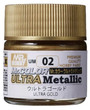 Gunze - UM02 Mr Color Ultra Metallic Gold Lacquer Paint 10ml