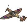 TOP RC Hobby TOP098B02 Mini Spitfire 450mm RC Warbird For Beginner RTF