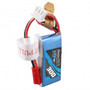 Gens ace 300mAh 7.4V 45C 2S1P Lipo Battery with JST-SYP Plug (For FMS LC80)