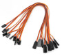 JR Male to Female 250mm servo Extension (Each)