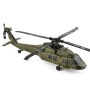 XK K170 UH-60L 2.4G 4CH 6-Axis Gyro Brushless Motor Military Green RC Helicopter RTF