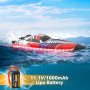VOLANTEXRC Arrobolt Lumen S Brushless 35+MPH Fast RC Boat - RED