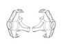 MJX 14211 Steering Block -14230c