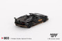 Mini GT Lamborghini Aventador SVJ 63 Roadster Nero Aldebaran