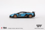 Mini GT Lamborghini Aventador SVJ 63 Blu Aegir