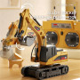 Z6750 1/64 Construction Vehicle 2.4G Mini RC Alloy Forklift