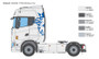 Italeri 3965 - 1/24 Scania 770S V8 White Cab