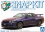 Aoshima 20046 - 1/32 Nissan Skyline GT-R R34 Midnight Purple Snap Kit