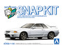Aoshima 6920 1/32 The Snap Kit Nissan R32 Skyline GT-R (Crystal White)