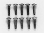 Tamiya 2 X  8 C/SUNK TAP SCREW(10 PCE 50574