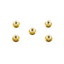 Tamiya 4MM AL-FLANGE LOCK NUT(5)GOLD 53161