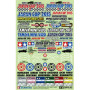 Tamiya LTD EDITION LOGO STICKER SHEET JAPN CUP '15 95090