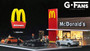 G-Fans 1/64 McDonald's Building Diorama with LED Lights