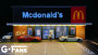 G-Fans 1/64 Diorama McDonald's Fast Food Building with LED 710013