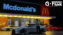 G-Fans 1/64 Diorama McDonald's Fast Food Building with LED 710013