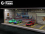 G-Fans 1/64 Garage Diorama with LED (Porsche RWB Theme) 710007