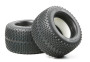 Tamiya OVAL SPIKE TYRE 150/80  WITH SPONGE *2 51303
