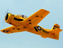 Dynam T-28 Trojan V2 Yellow 4S RC Warbird Plane 1300mm w/ Flaps PNP