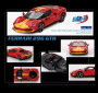 BBR FER64002 1/64 Ferrari 296GTB Asetto Fiorano Rosso Corsa