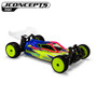 JConcepts Schumacher Cat PB "P2" 1/10 Buggy Body (Clear) w/Two Wings