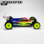 JConcepts Schumacher Cat PB "P2" 1/10 Buggy Body (Clear) w/Two Wings