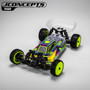JConcepts Schumacher Cat PB "S15" 1/10 Buggy Body (Clear) w/Two Wings