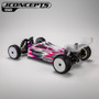 JConcepts Schumacher Cat PB "S2" 1/10 Buggy Body (Clear) w/Two Wings