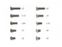 Tamiya TD4 TITANIUM SCREW SET  47464