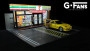G-Fans 1:18 Diorama 7-11 Building Model 2 Parking Spaces 711801A