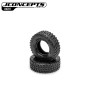 JConcepts Bossman 1.3" Crawler Tires (63mm OD) (2) (Green) w/Foam Inserts