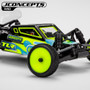 JConcepts Losi Micro-B Sprinter Pre-Mounted Front Tires (Yellow) (2) (G3 - Soft)