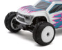 UpGrade RC Micro Spiker Pre-Mounted Carpet Tires for Losi Micro-T (White) (4)
