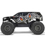ARRMA 1/10 GORGON 2WD Ready-To-Assemble Kit Brushed Monster Truck (Battery & Charger Included), Black