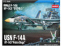ACADEMY 1/72 USN F-14A "VF-143 PUKIN DOGS"