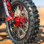 Proline 1/4 Pro-Spec CNC Aluminum V2 Bead Front Wheel, Assembled, Black/Red: Promoto-MX