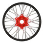 Proline 1/4 Pro-Spec CNC Aluminum V2 Bead Rear Wheel, Assembled, Black/Red: Promoto-MX