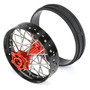 Proline 1/4 Pro-Spec CNC Aluminum V2 Bead Rear Wheel, Assembled, Black/Red: Promoto-MX