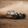 ARRMA TYPHON GROM MEGA 380 Brushed 4X4 Small Scale 1/14  Buggy RTR with Battery & Charger, Blue/Silver