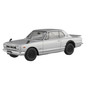 AOSHIMA 1/24 SKYLINE HT 2000 GT-R 1970 SILVER