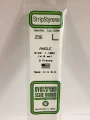 Evergreen - ANGLE 35CM LONG X 4.80MM 3pcs