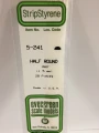 Evergreen - HALF ROUND-35CM LONG X 1.5MM 5pcs
