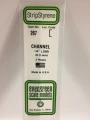 Evergreen - CHANNEL 35CM LONG X 6.3MM 3pcs