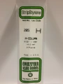 Evergreen - H COLUMN 35CM LONG X 4MM 3pcs