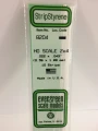 Evergreen - HO SCALE STYRENE STRIP 2X4 10pcs